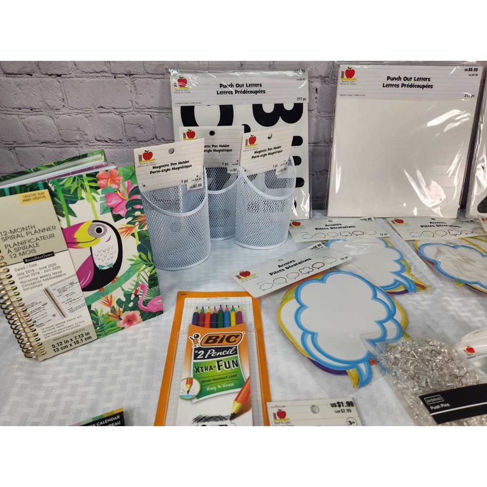 Teachers Home School Parents Classroom Supply Lot! Lots Of Stuff!